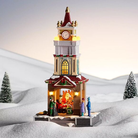 St. Nicholas Square Holiday LED Pet Portraits Table Décor